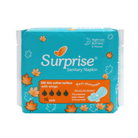 惊喜Surprise英文版夜用卫生巾16片 长度275mm