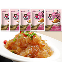 野生海蜇头香辣味1100G(220G*5袋)免洗内附料包开袋即食