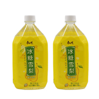 【2瓶】包邮康师傅水蜜桃鲜果橙冰红茶茉莉蜜茶冰糖雪梨1000ml*2瓶饮料
