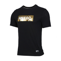 NIKE男装F.C TEE足球运动训练休闲T恤圆领短袖 BQ8118-010