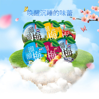 【350g溜溜梅 多口味6袋组合】网红零食休闲小吃酸话梅青梅包邮