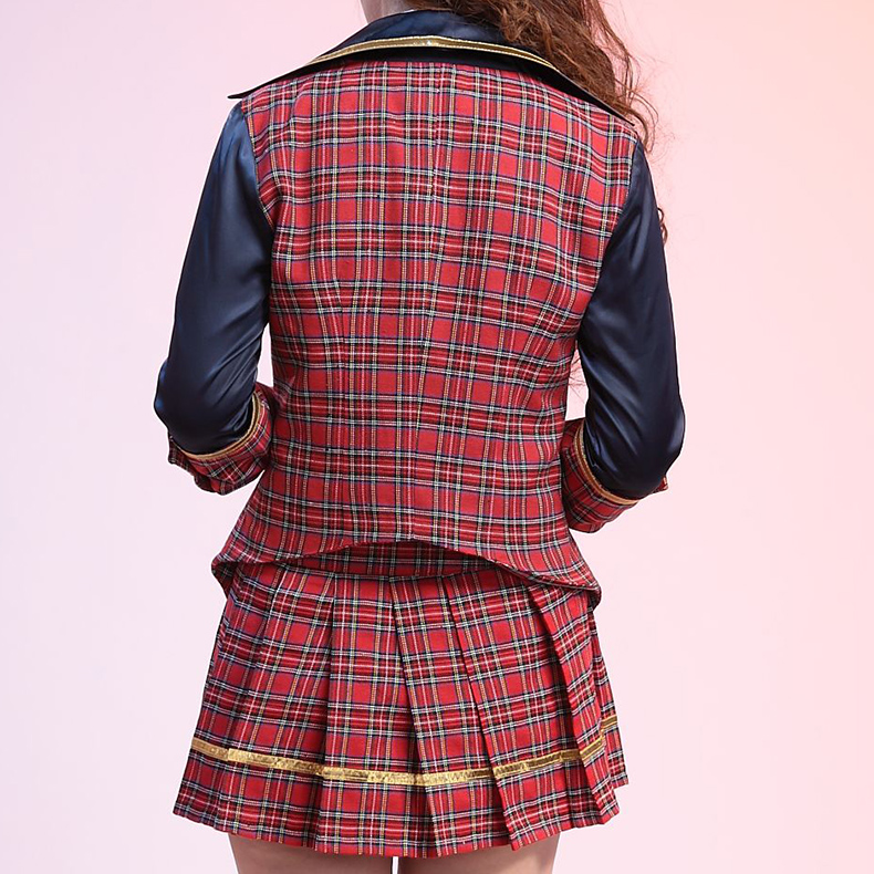 套装 爆款超华丽akb48队服打歌服原表演服贵族学院学生装啦啦队 大尚