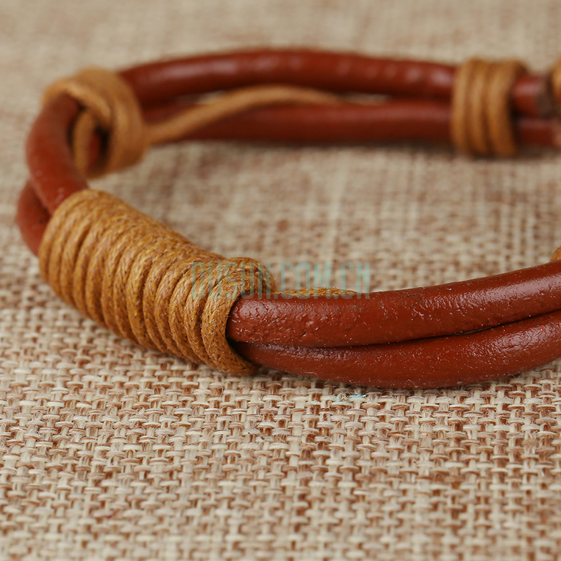 手串 匠予心绳子编织皮条手链myd3150706 大尚国际购物网站